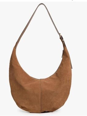 Madewell Suede The Essential Curve Shoulder Bag NWOT